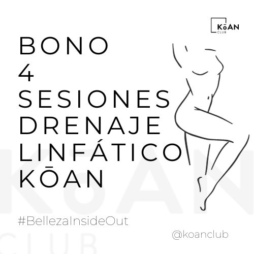 bono 4 sesiones drenaje linfático