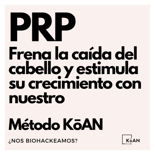 FRENA LA CAÍDA DEL CABELLO CON PRP